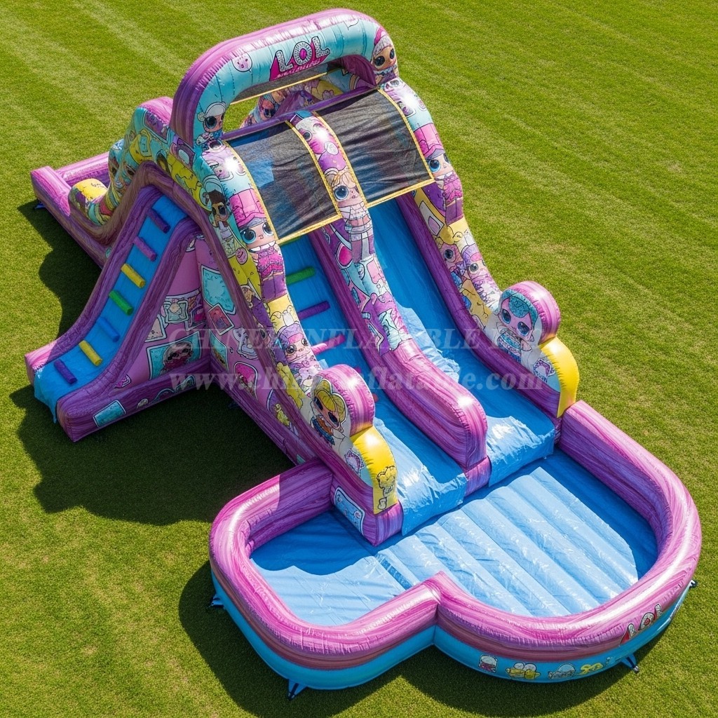 T8-7294 L.O.L.SURPRISE Theme Inflatable Water Slide