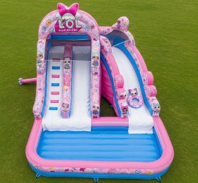 T8-7296 L.O.L.SURPRISE Theme Inflatable Water Slide