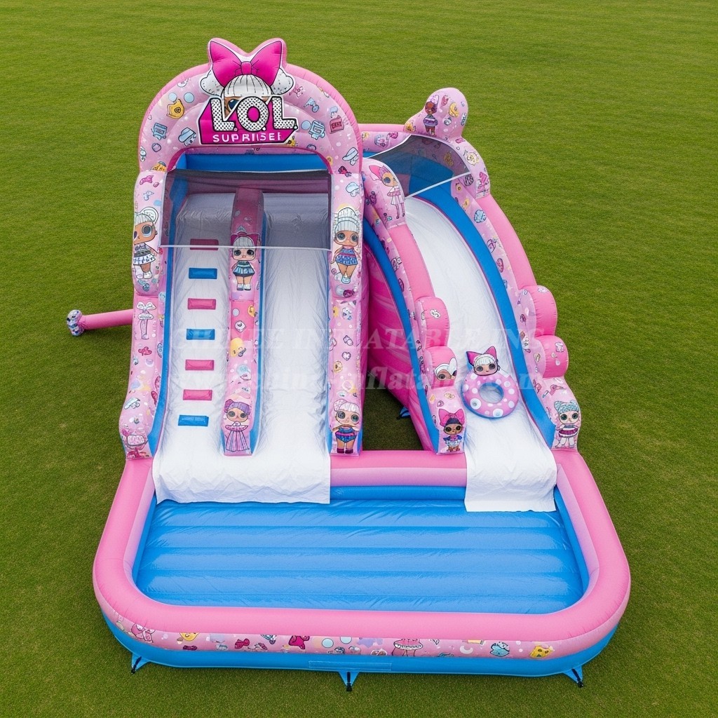 T8-7296 L.O.L.SURPRISE Theme Inflatable Water Slide