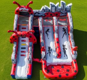 T8-7340 Miraculous Ladybug Theme Inflatable Water Slide