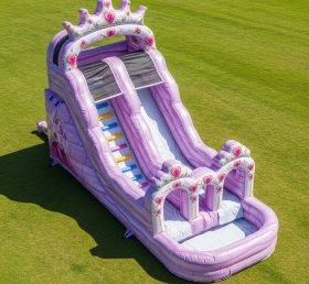 T8-7425 Princess Parties Theme Inflatable Water Slide