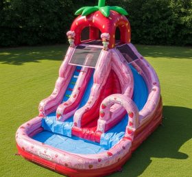 T8-7497 Strawberry Shortcake Theme Inflatable Water Slide