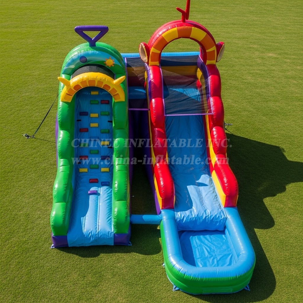 T8-7515 Teletubbies Theme Inflatable Water Slide