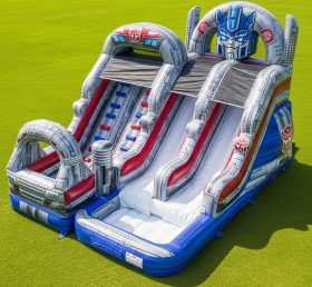 T8-7597 Transformers Theme Inflatable Water Slide