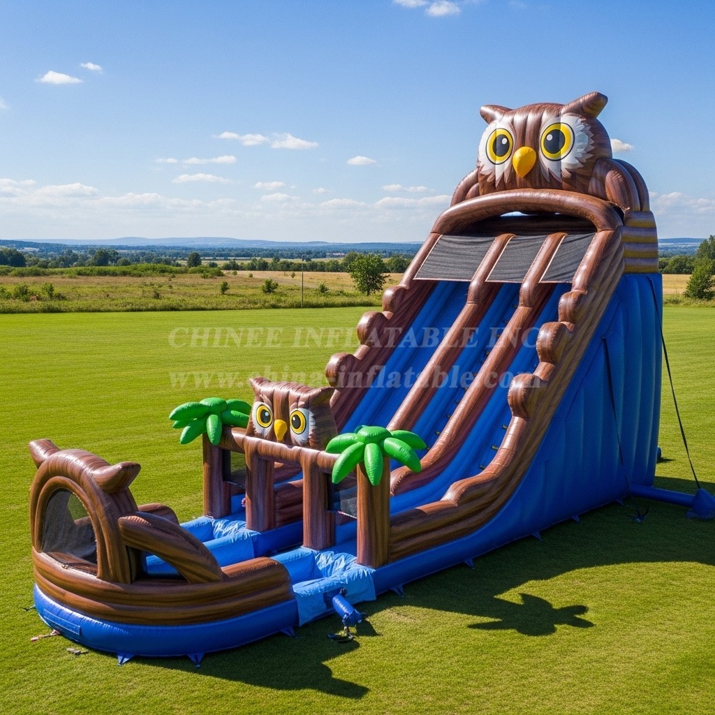 T8-7696 Owl Theme Giant Slide
