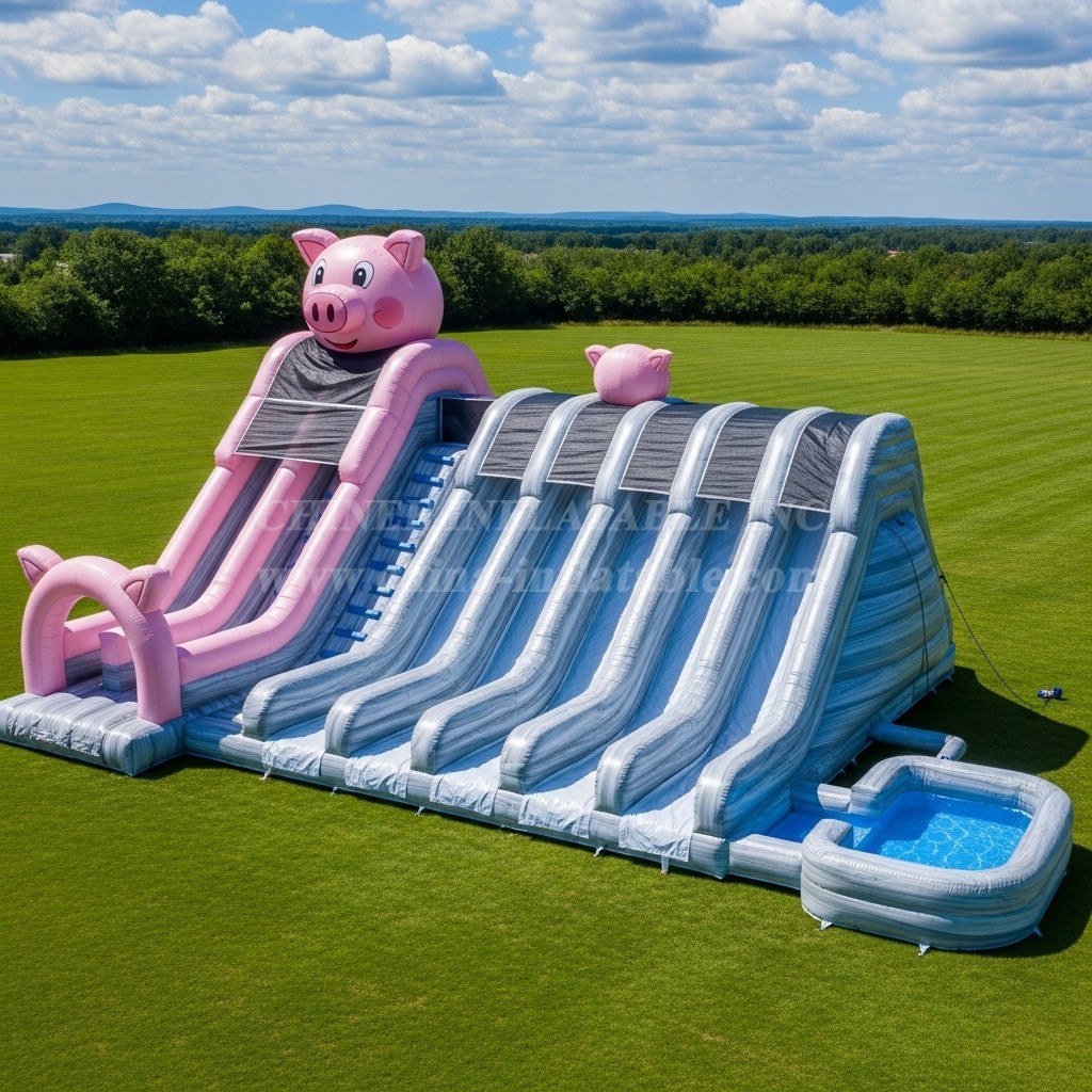 T8-7703 Pig Theme Giant Slide