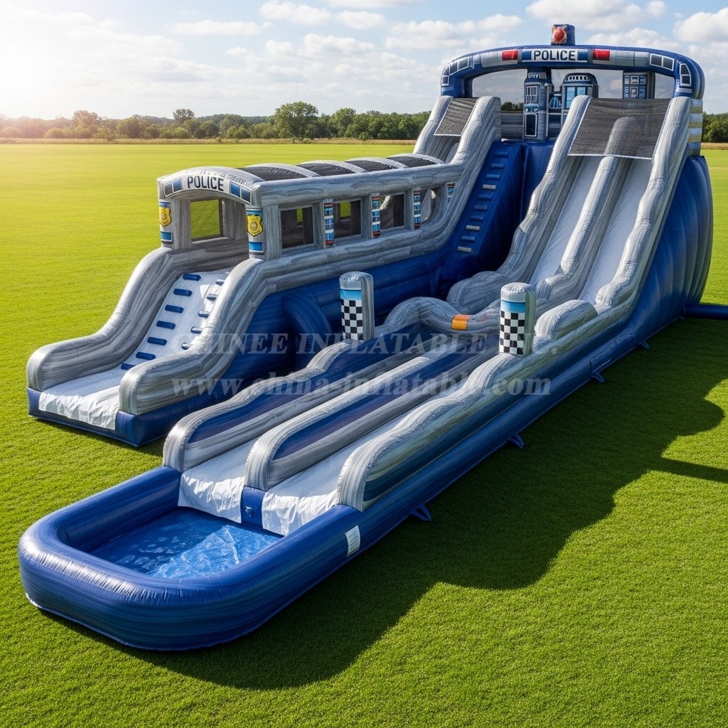 T8-7706 Police Station Theme Giant Slide