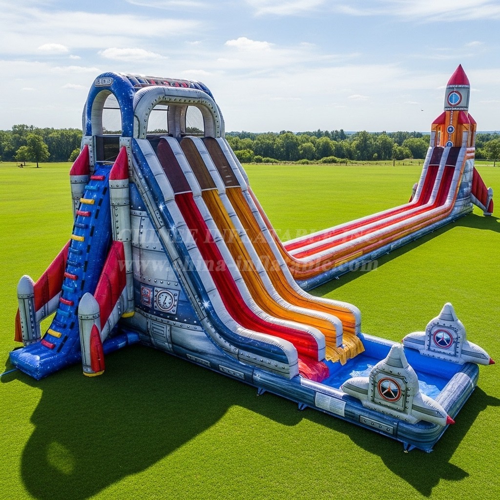 T8-7712 Rocket Theme Giant Slide