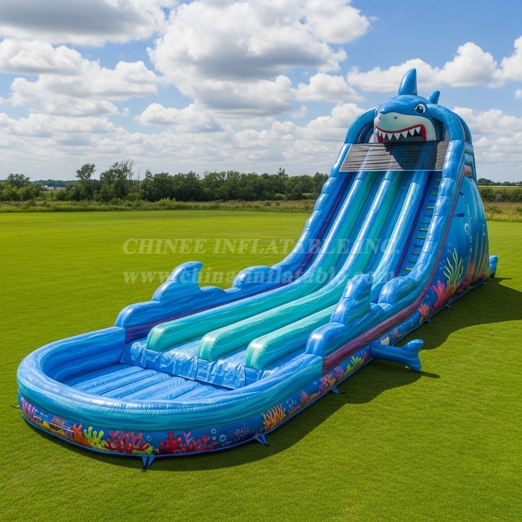 T8-7716 Shark Theme Giant Slide