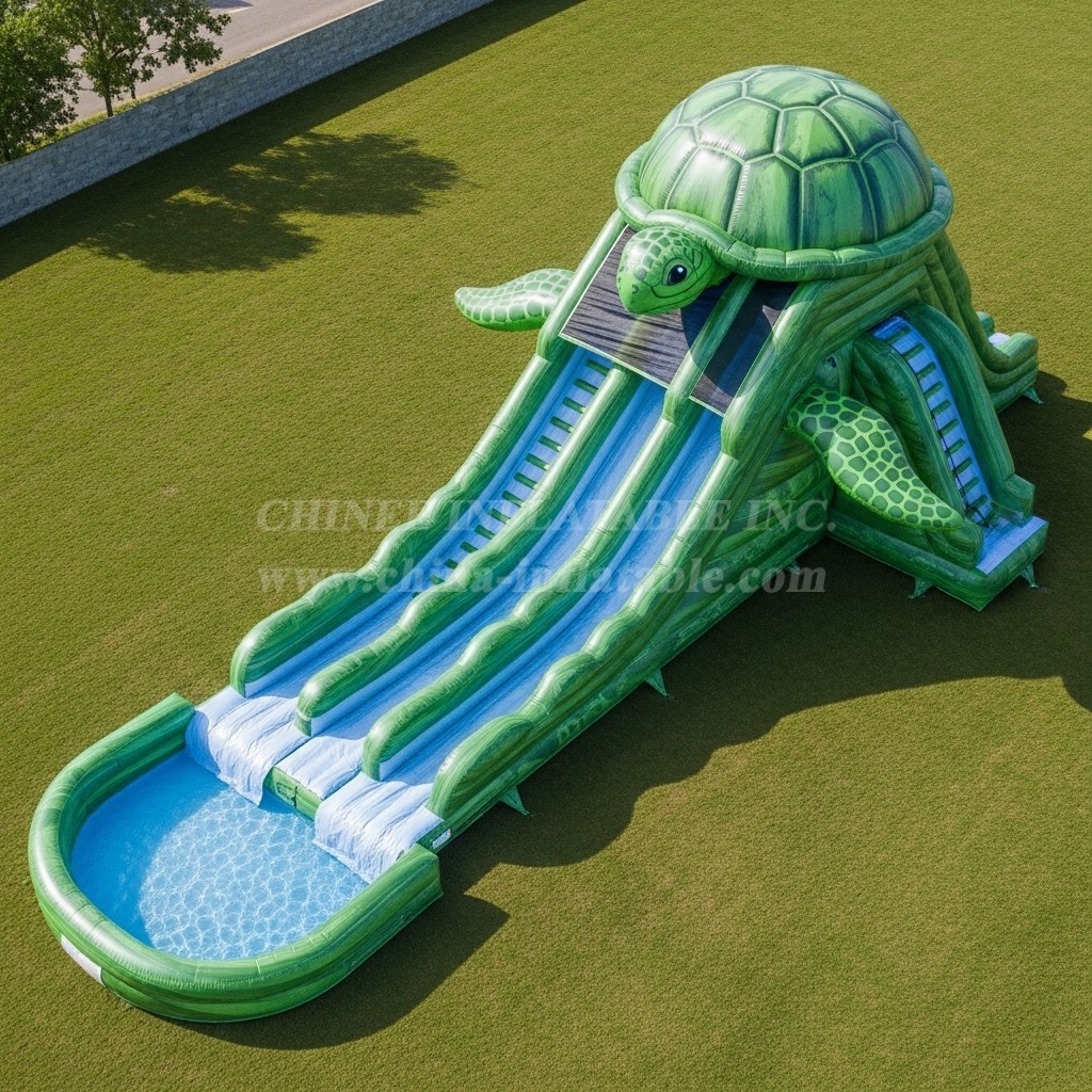 T8-7725 Turtle Theme Giant Slide