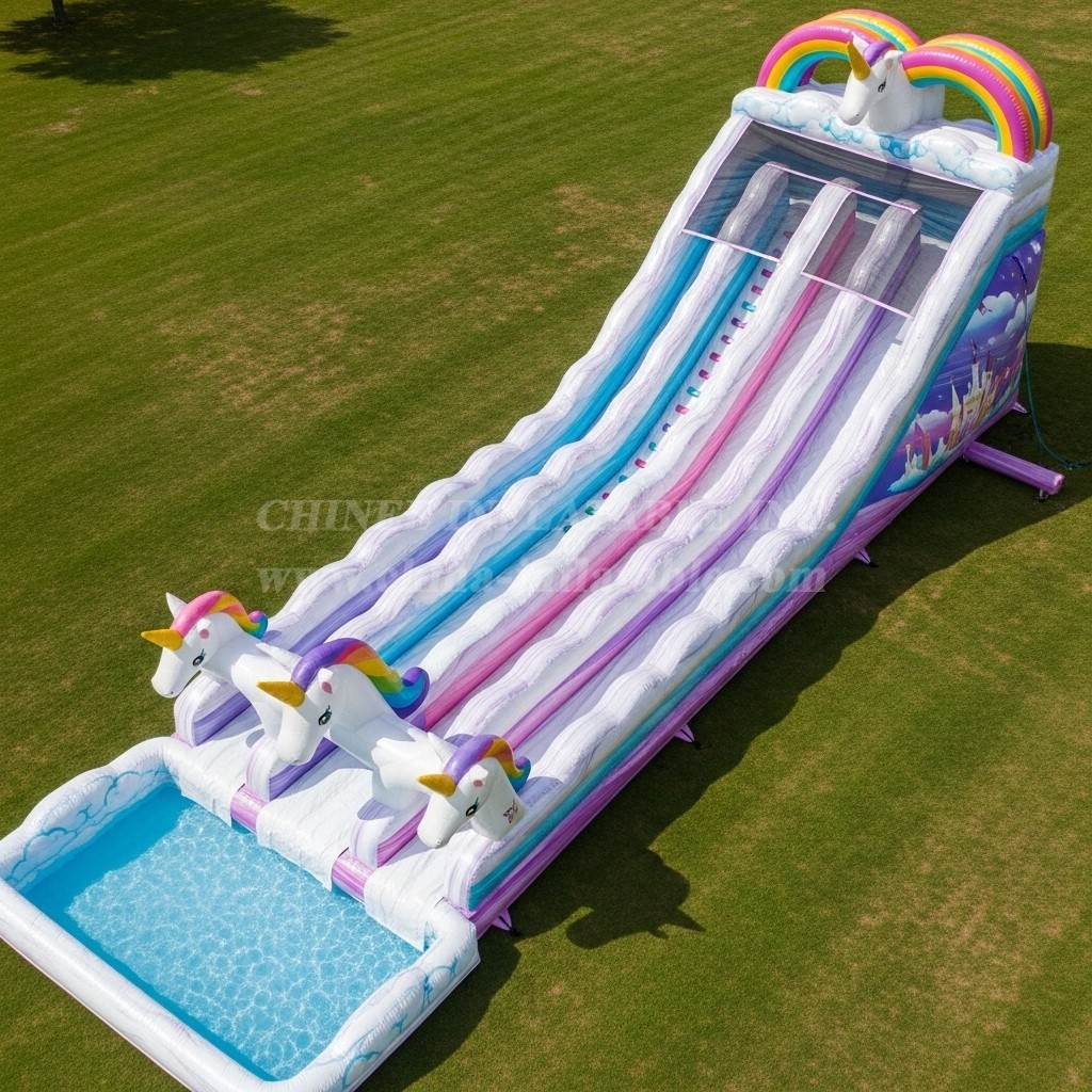 T8-7726 Unicorn Theme Giant Slide