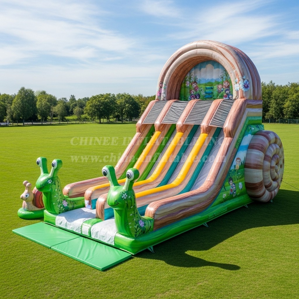 T8-7817 Snail Theme Inflatable Slide