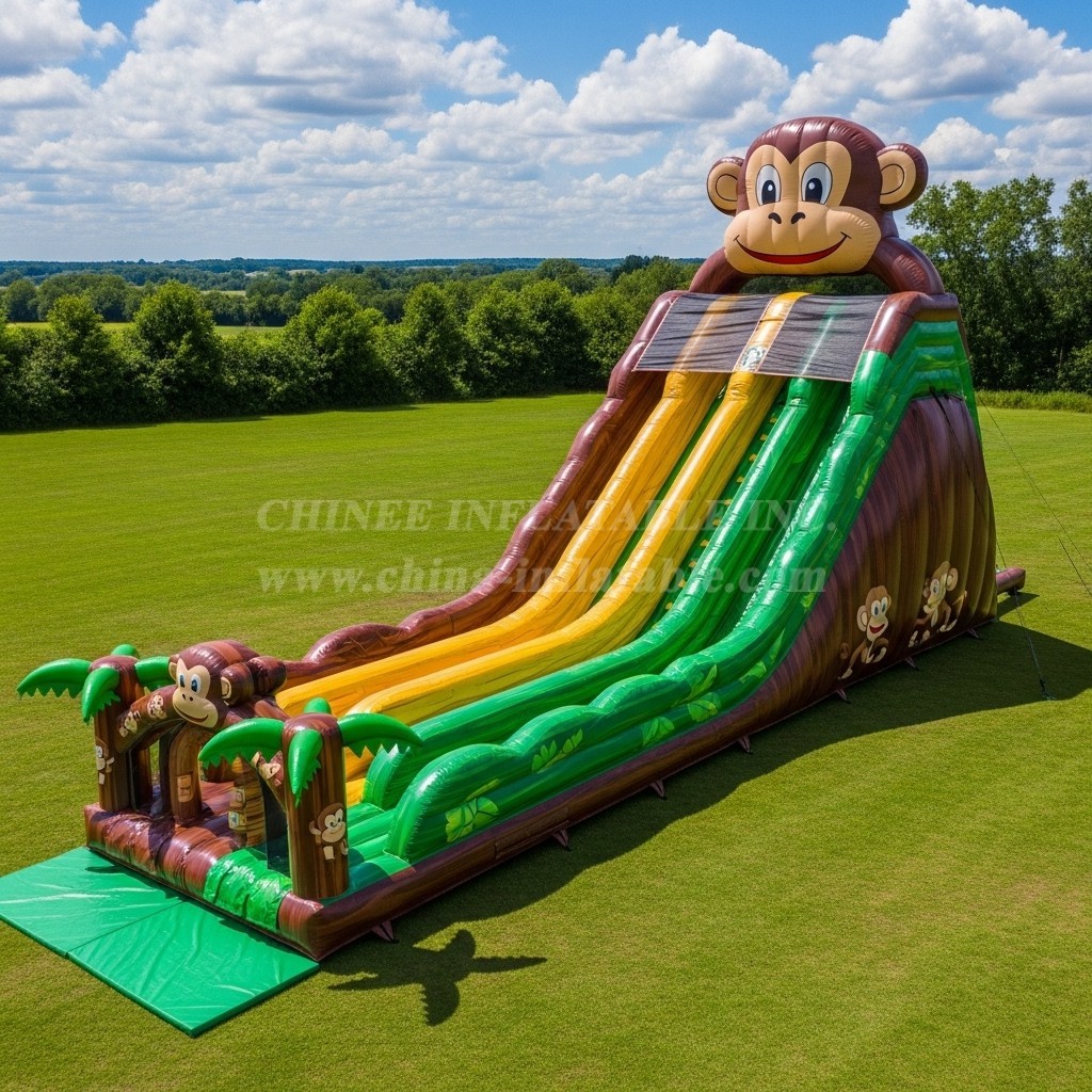 T8-7858 Monkey Theme Giant Slide