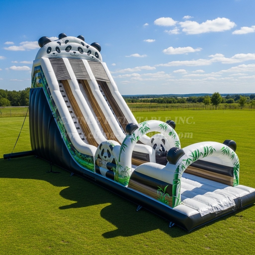 T8-7861 Panda Theme Giant Slide