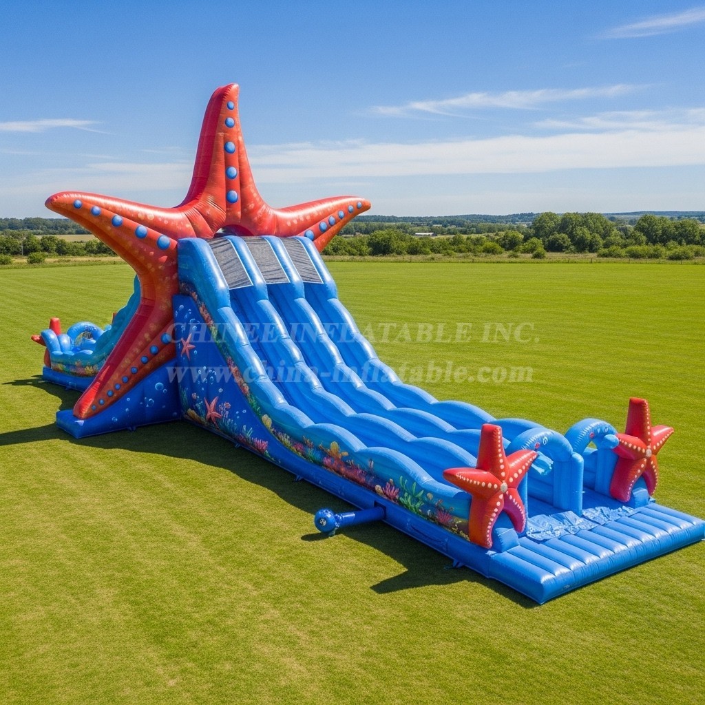 T8-7874 Starfish Theme Giant Slide