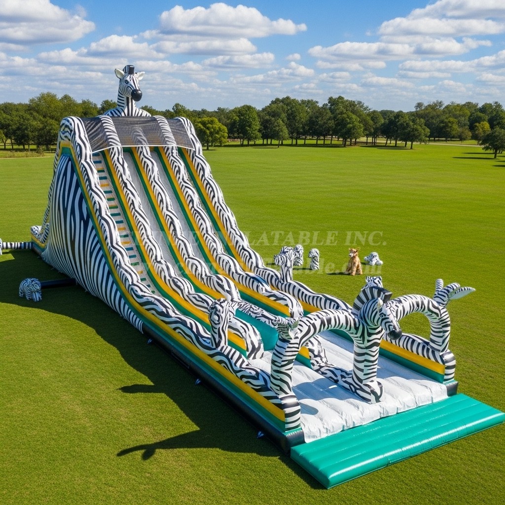 T8-7888 Zebra Theme Giant Slide