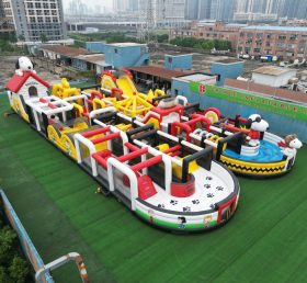CR2-113 Snoopy Theme Challenging Run Giant Inflatable Obstacle Courses