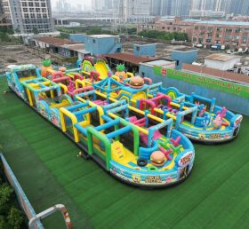 CR2-127 SpongeBob Theme Challenging Run Giant Inflatable Obstacle Courses