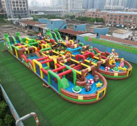 CR2-137 Super Mario Theme Challenging Run Giant Inflatable Obstacle Courses
