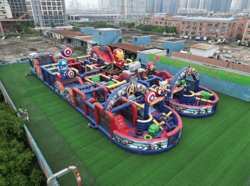 CR2-139 The Avengers Theme Challenging Run Giant Inflatable Obstacle Courses
