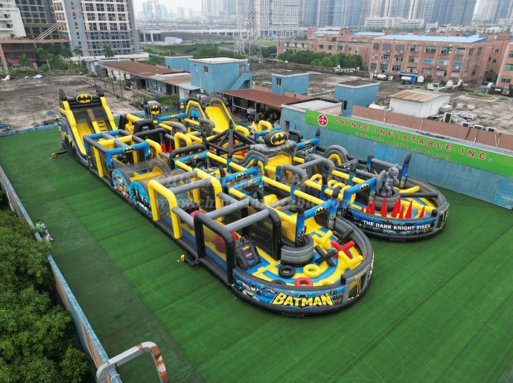 CR2-14 Batman Theme Challenging Run Giant Inflatable Obstacle Courses