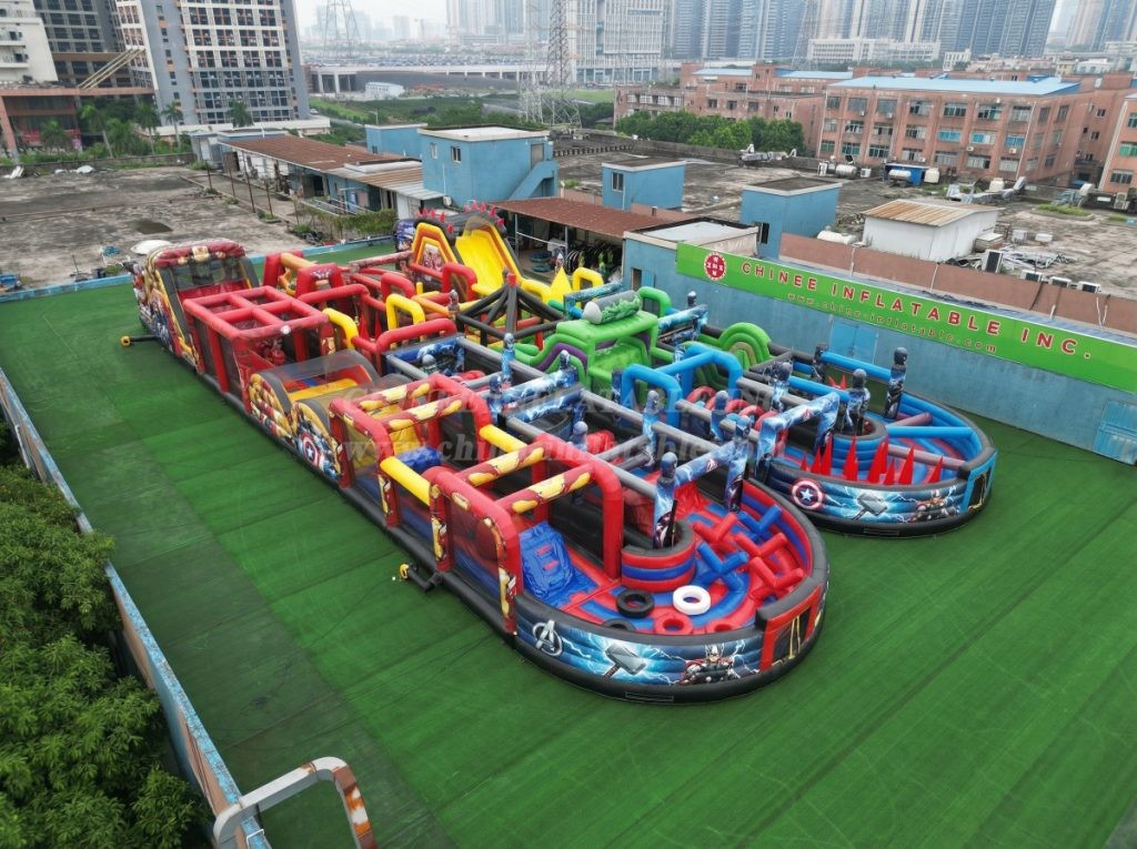 CR2-142 The Avengers Theme Challenging Run Giant Inflatable Obstacle Courses