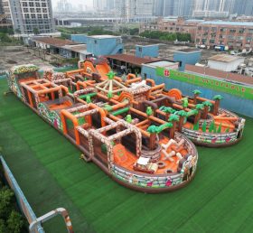 CR2-143 The Flintstones Theme Challenging Run Giant Inflatable Obstacle Courses