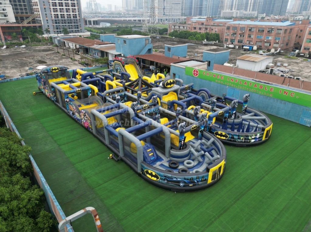 CR2-15 Batman Theme Challenging Run Giant Inflatable Obstacle Courses