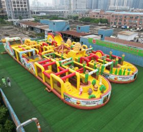CR2-166 Winnie the Pooh Theme Challenging Run Giant Inflatable Obstacle Courses