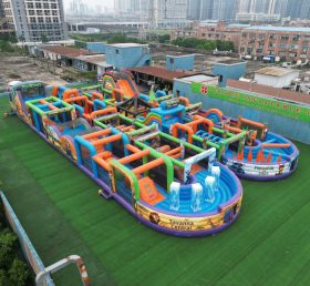 CR2-169 Zootopia Theme Challenging Run Giant Inflatable Obstacle Courses