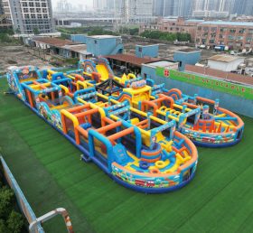 CR2-18 Blippi Wonders Theme Challenging Run Giant Inflatable Obstacle Courses