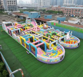 CR2-191 Easter Theme Challenging Run Giant Inflatable Obstacle Courses