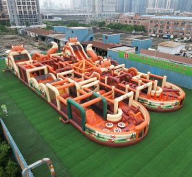 CR2-195 Fox Theme Challenging Run Giant Inflatable Obstacle Courses