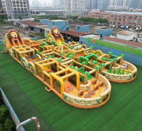 CR2-207 Lion Theme Challenging Run Giant Inflatable Obstacle Courses