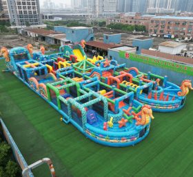 CR2-230 Seahorse Theme Challenging Run Giant Inflatable Obstacle Courses