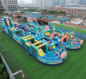 CR2-231 Seahorse Theme Challenging Run Giant Inflatable Obstacle Courses