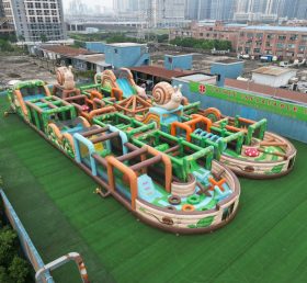 CR2-236 Snail Theme Challenging Run Giant Inflatable Obstacle Courses