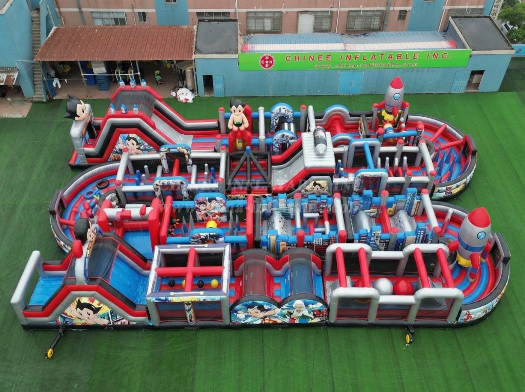 CR2-263 Astro Boy Theme Challenging Run Giant Inflatable Obstacle Courses