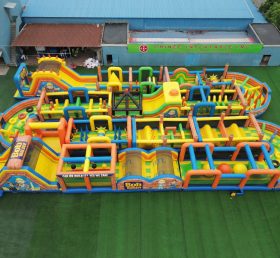 CR2-274 Bob the Builder Theme Challenging Run Giant Inflatable Obstacle Courses
