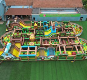 CR2-275 Boonie Bears Theme Challenging Run Giant Inflatable Obstacle Courses