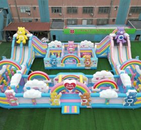 CR2-280 Care Bears Theme Challenging Run Giant Inflatable Obstacle Courses