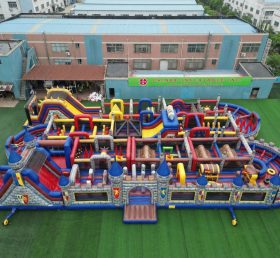 CR2-281 Castle Kingdom Theme Challenging Run Giant Inflatable Obstacle Courses