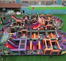 CR2-315 Monster Theme Challenging Run Giant Inflatable Obstacle Courses
