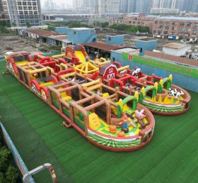CR2-36 Farm Theme Challenging Run Giant Inflatable Obstacle Courses