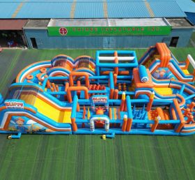 CR2-365 Blippi Wonders Theme Challenging Run Giant Inflatable Obstacle Courses