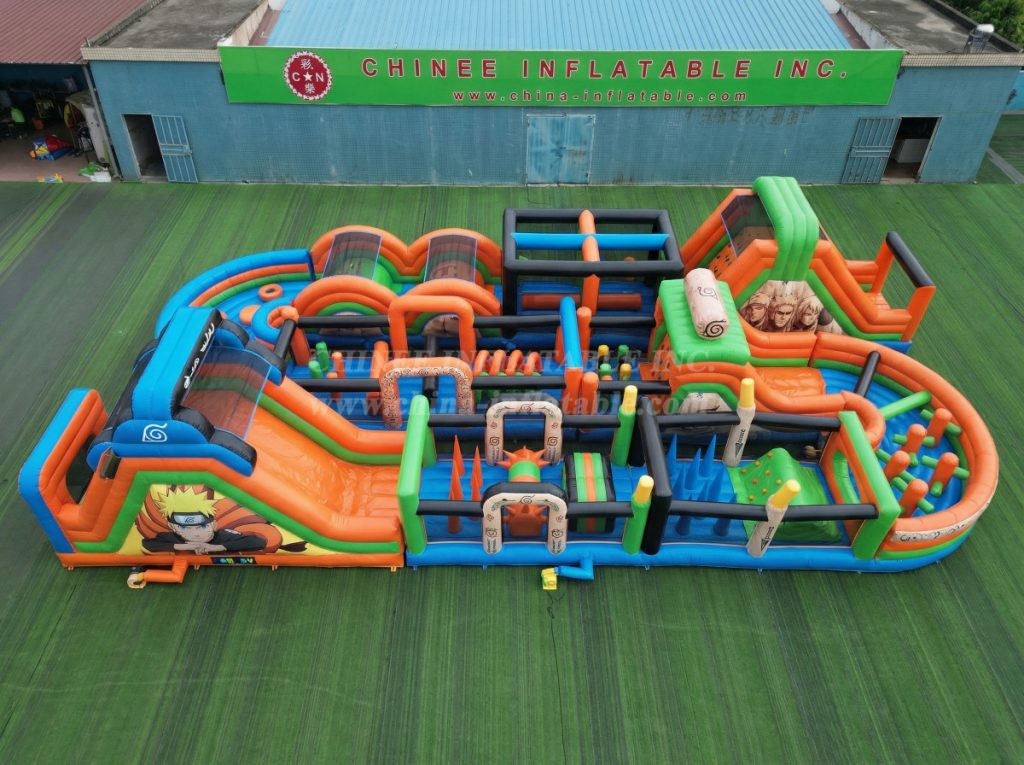 CR2-415 Naruto Theme Challenging Run Giant Inflatable Obstacle Courses