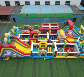 CR2-427 Roblox Theme Challenging Run Giant Inflatable Obstacle Courses