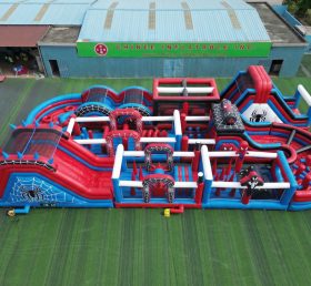 CR2-439 Spider-Man Theme Challenging Run Giant Inflatable Obstacle Courses