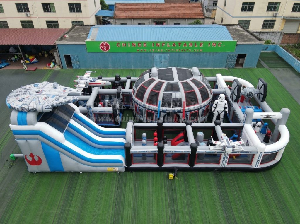 CR2-442 Star Wars Theme Challenging Run Giant Inflatable Obstacle Courses