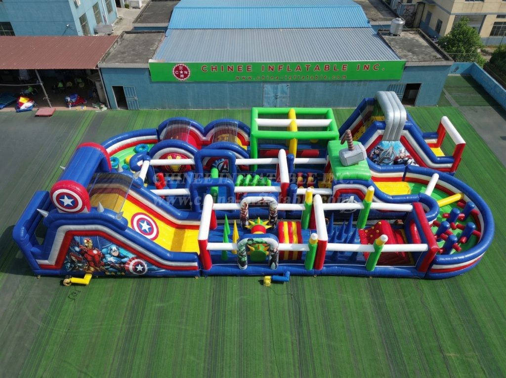 CR2-447 The Avengers Theme Challenging Run Giant Inflatable Obstacle Courses